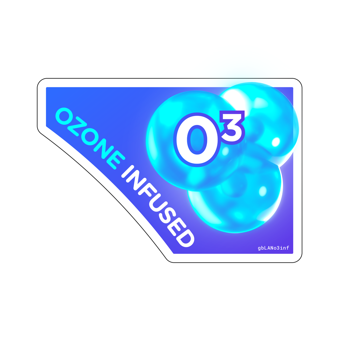 Ozone Infused Machine Decal | GetBranded.com