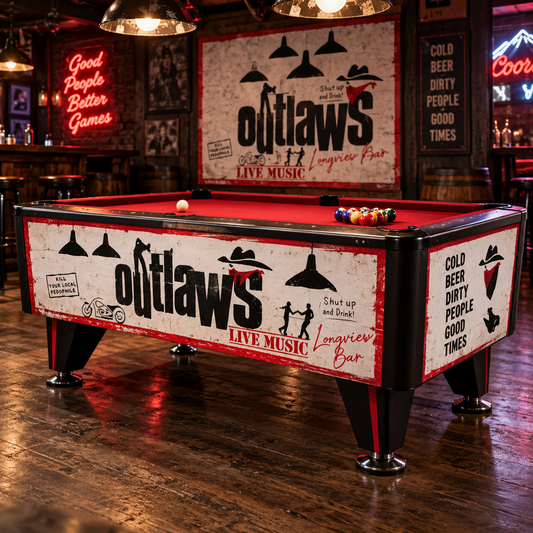 Valley Pool Table (7 ft.) Wrap