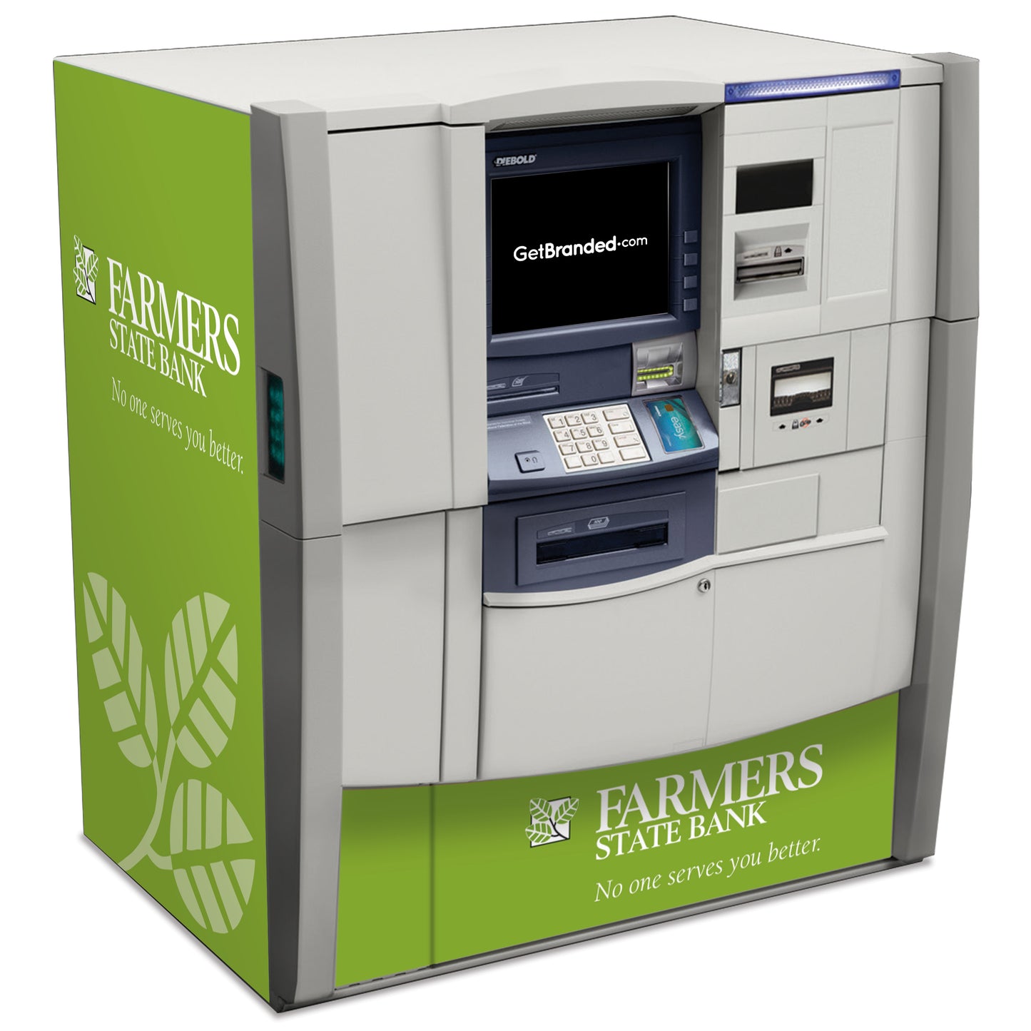 Diebold 750i Branded ATM Panels Rendering.