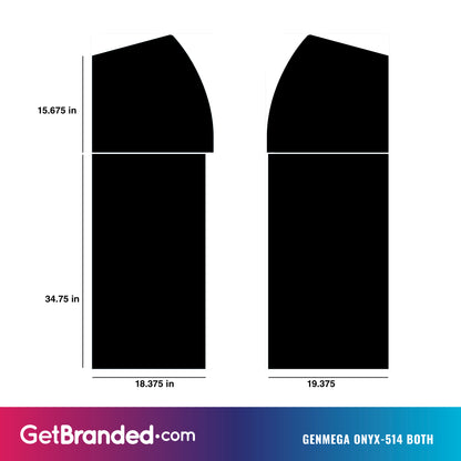 Genmega Onyx Both Sides SharkSkin® Panel
