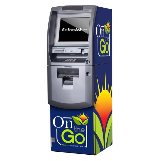 Genmega 6000 SharkSkin® ATM Wrap With Level One Safe Rendering.