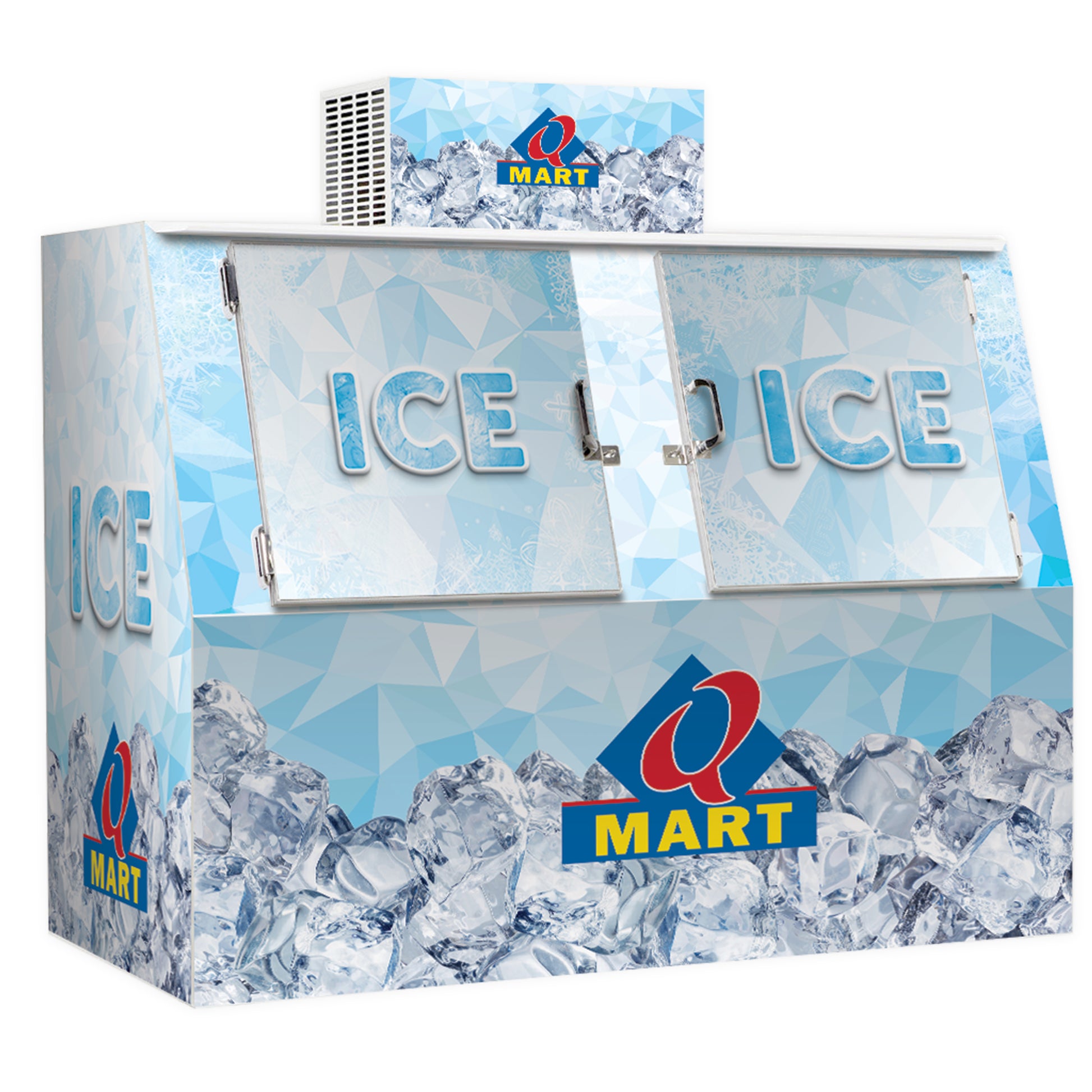 Leer Two Door Ice Machine Wrap - 73