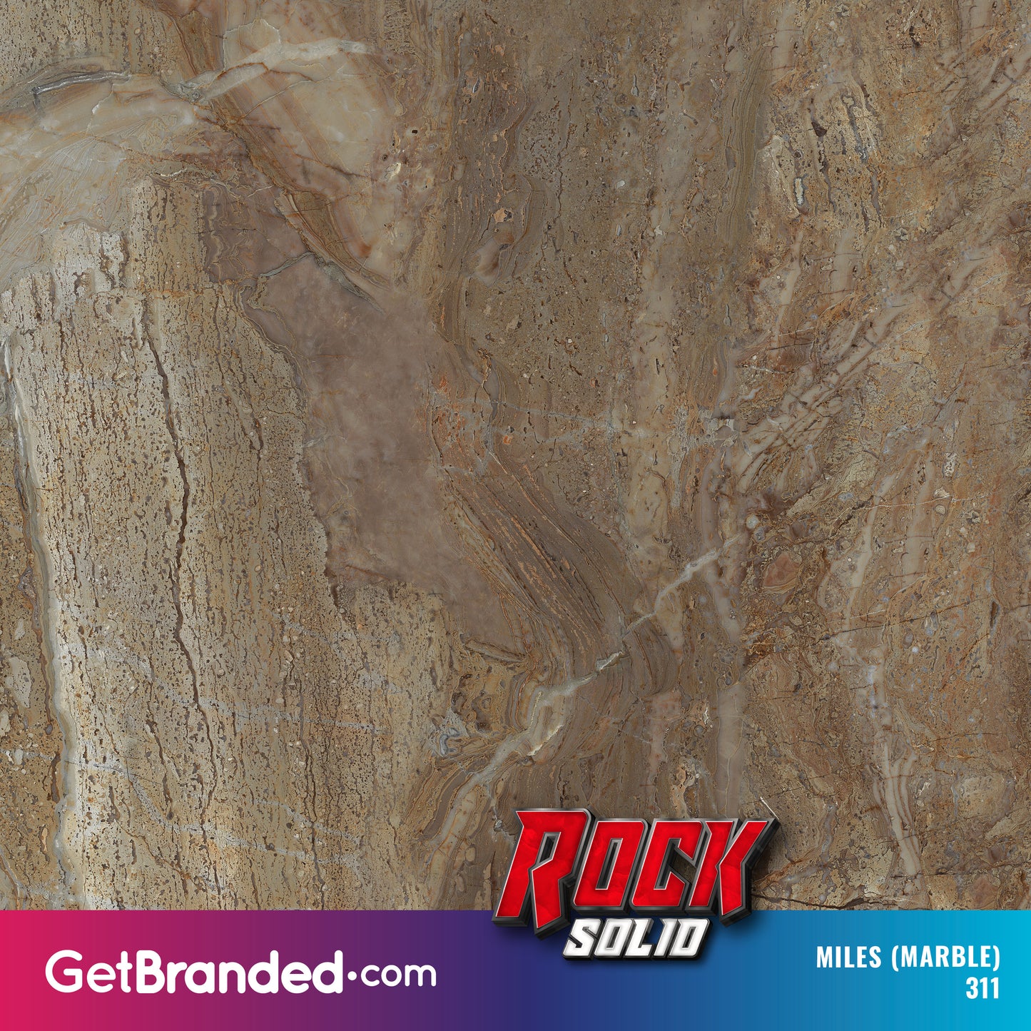 Miles Marble RockSolid™ Wrap Pattern Image.