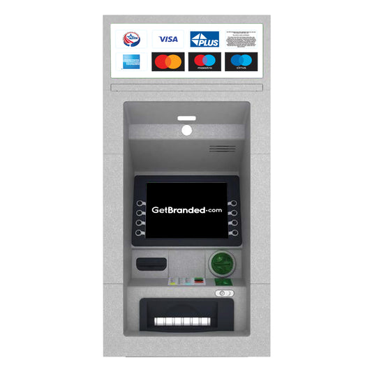NCR SS26 (6626) ATM Header Decal Rendering.