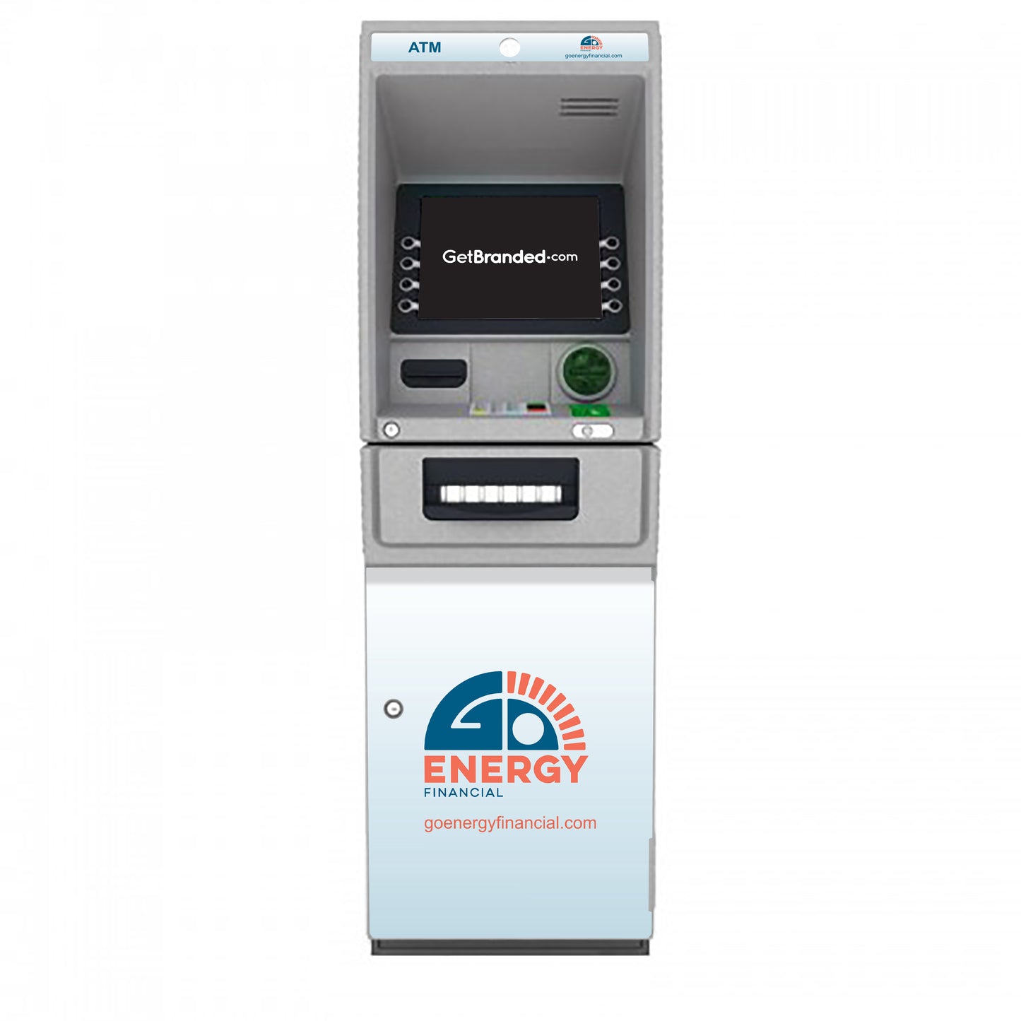NCR SS31 (6631) ATM Wrap Rendering.