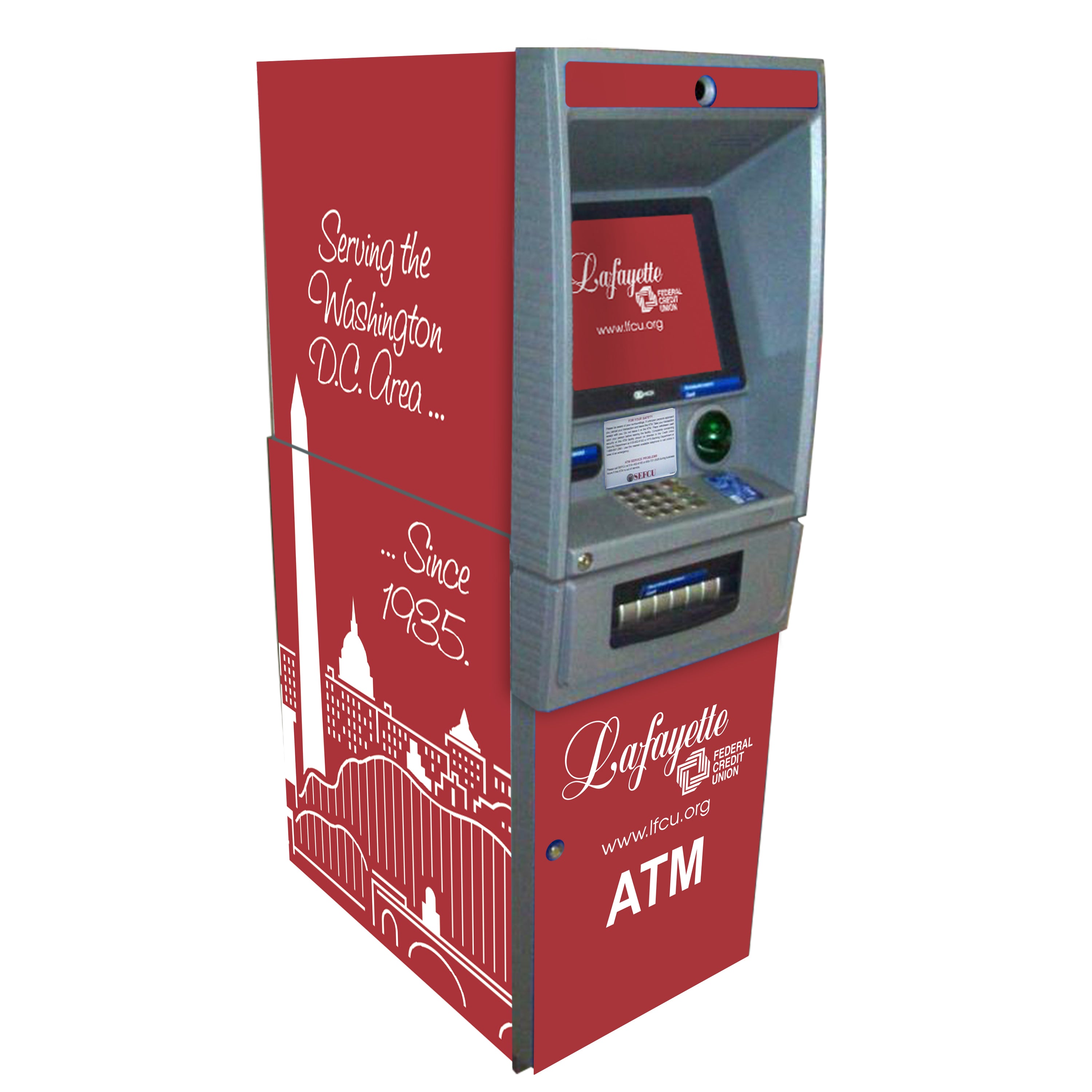 NCR SS22 (6622) ATM Wrap with Level One Safe – GetBranded.com