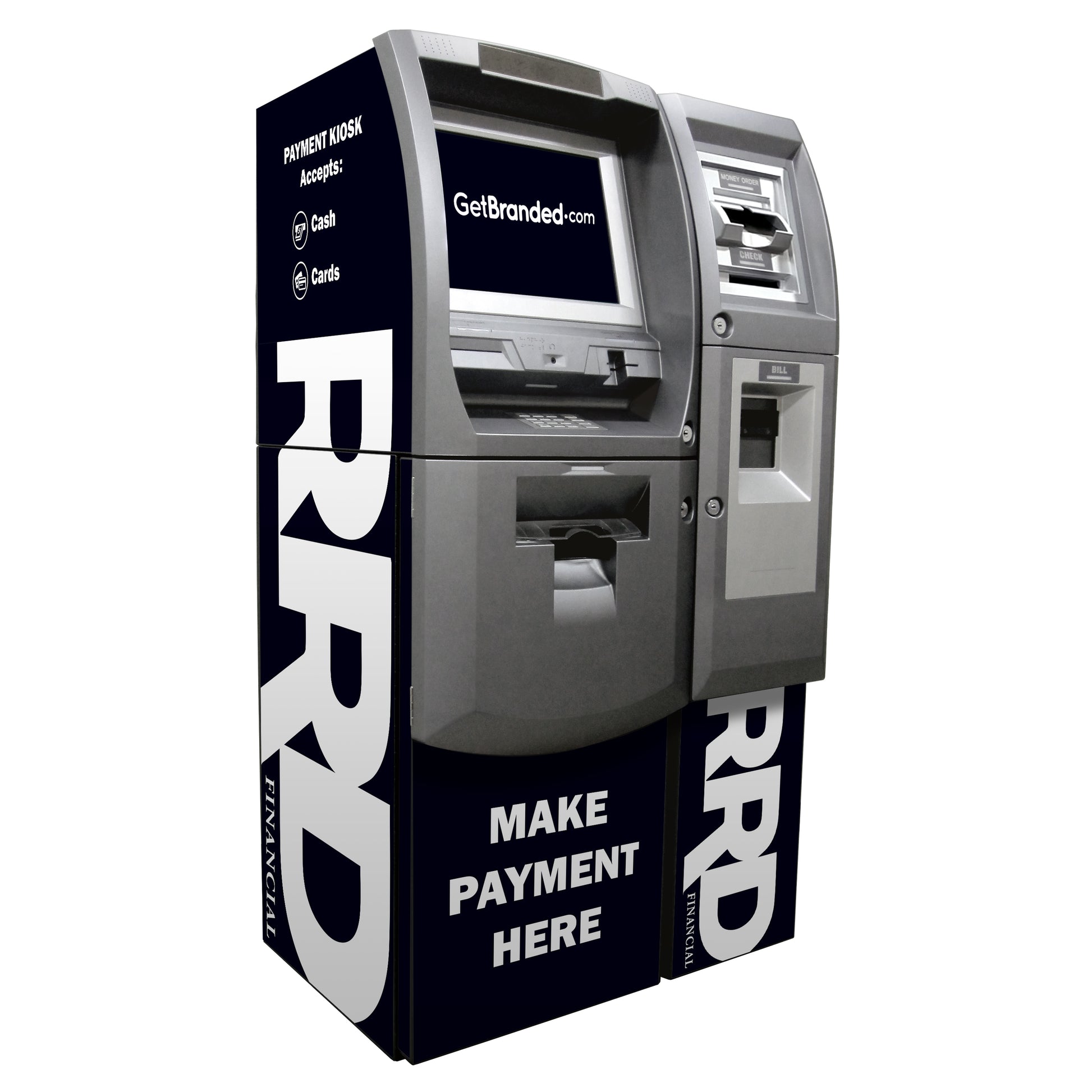 Genmega 6000 SharkSkin® ATM Wrap With Sidecar Rendering.