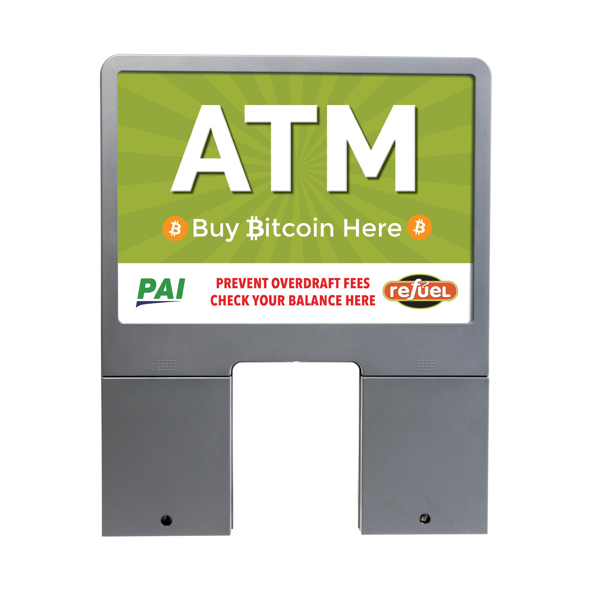 Genmega M ATM Topper Insert with CollorBrillance™ Printing Technology: Customizable Branding Solution