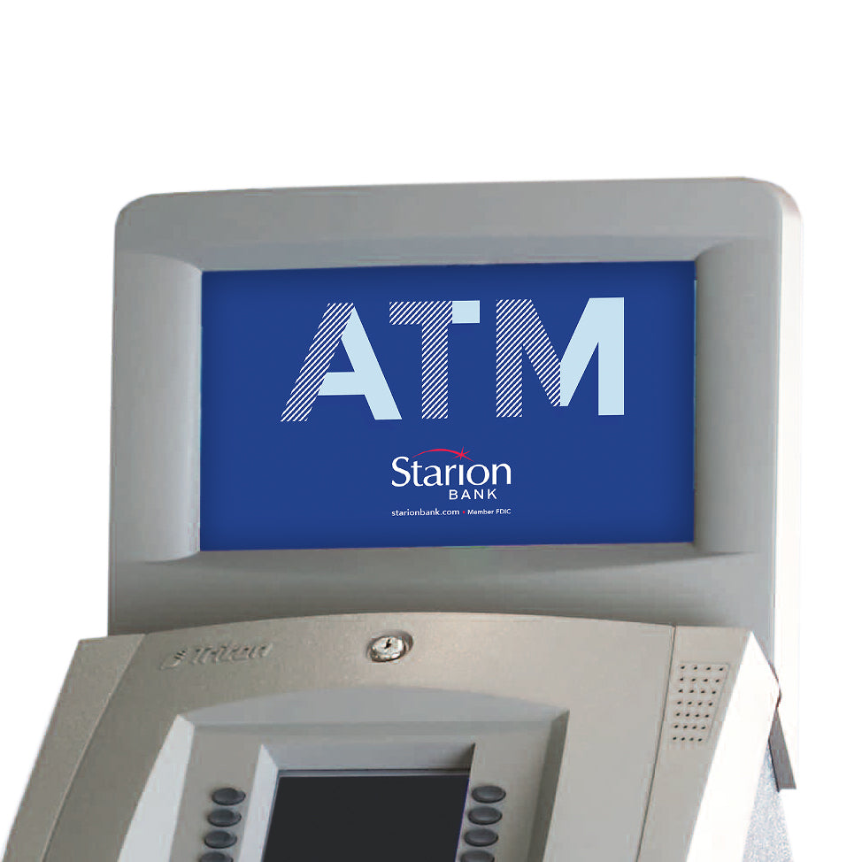 Triton Mid Custom ATM Topper Insert | GetBranded.com