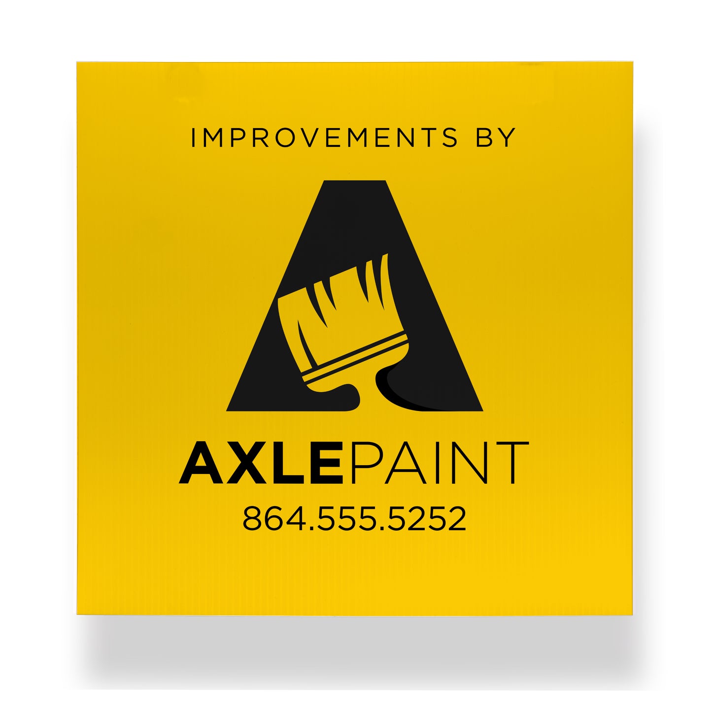 Paint company advertisement sign