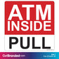 ATM Inside Decal size guide.
