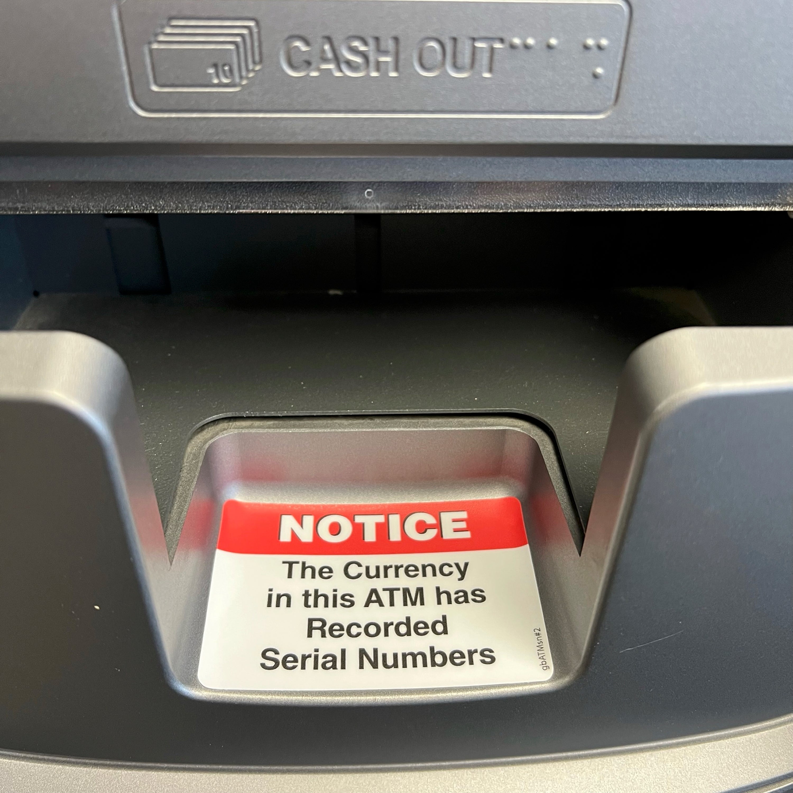 Recorded Serial Numbers Notice Decal | GetBranded.com