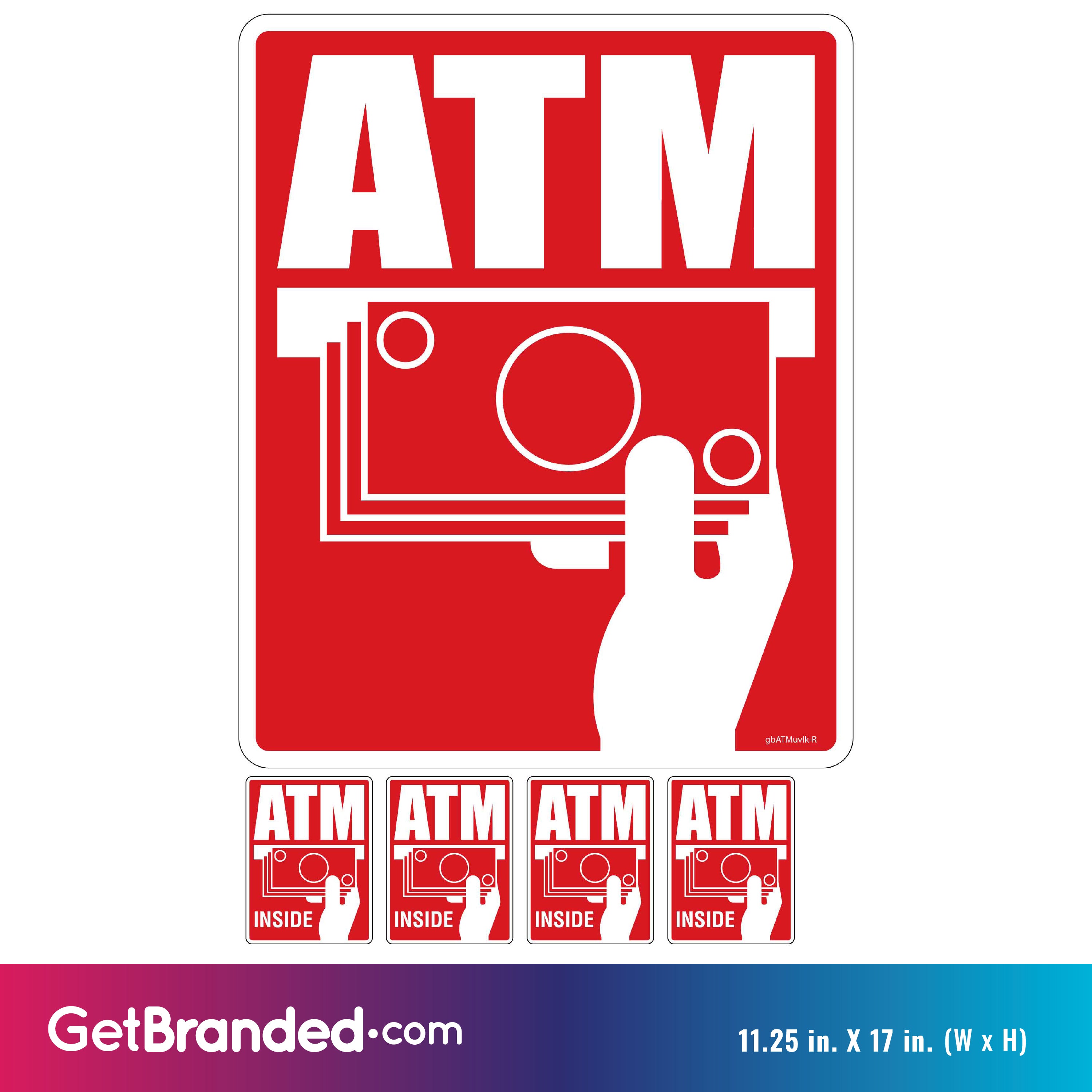 Universal ATM Decal Kit | GetBranded.com