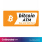 Bitcoin ATM Buy and Sell Here Decal size guide.