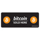 Bitcoin Sold Here Decal in black.