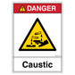 Danger Caustic Decal.