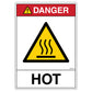 Danger Hot Decal.