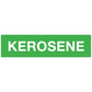 Green Kerosene Decal. 12 inches by 3 inches in size. 