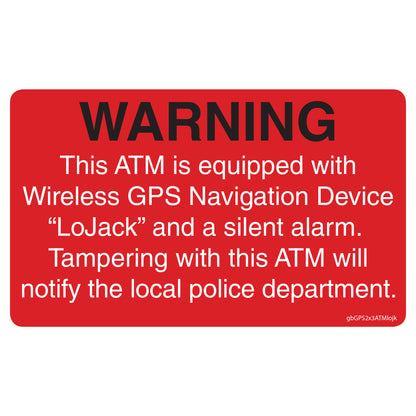 Autocollant ATM GPS sans fil