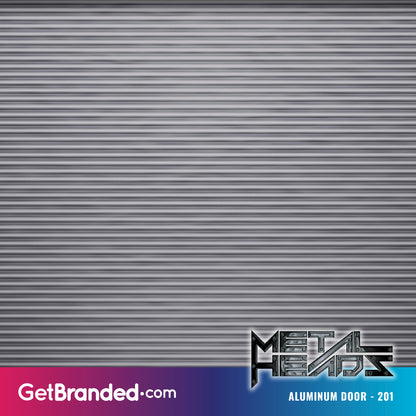 Envoltura MetalHeads™ para puertas de aluminio