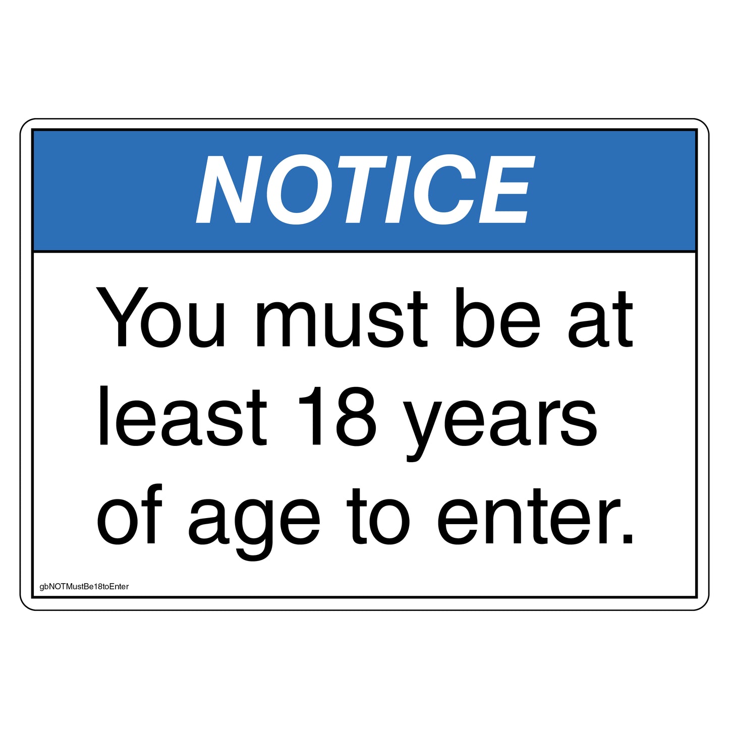 Notice: you must be at least 18 years of age to enter decal.