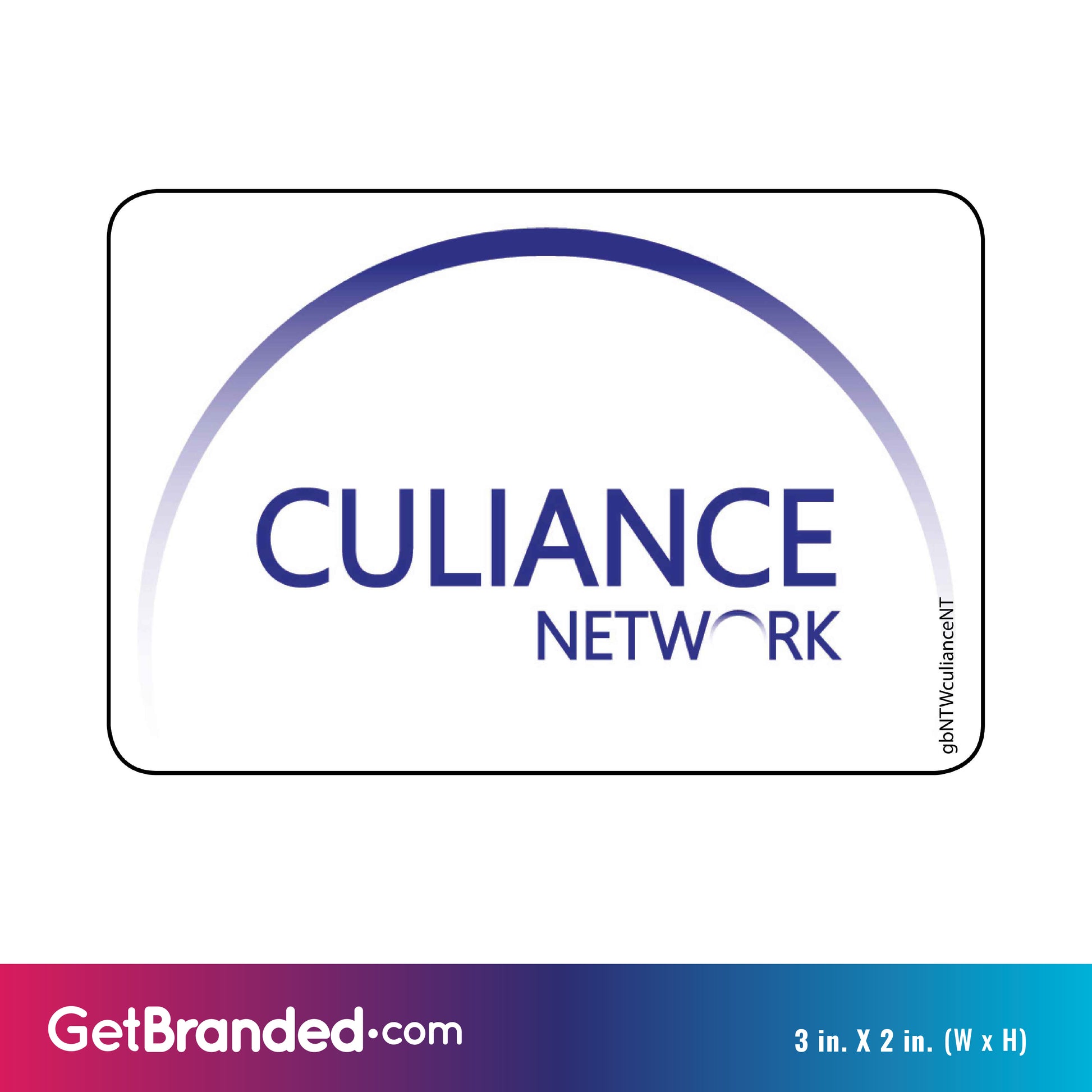 Single Network Decal, CUliance Network