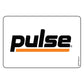 Single Network Decal, Pulse. 3 inches by 2 inches in size. 