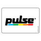 Single Network Decal, Pulse Multicolor. 3 inches by 2 inches in size. 