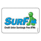 Single Network Decal, Surf Surcharge Free. 3 inches by 2 inches in size. 