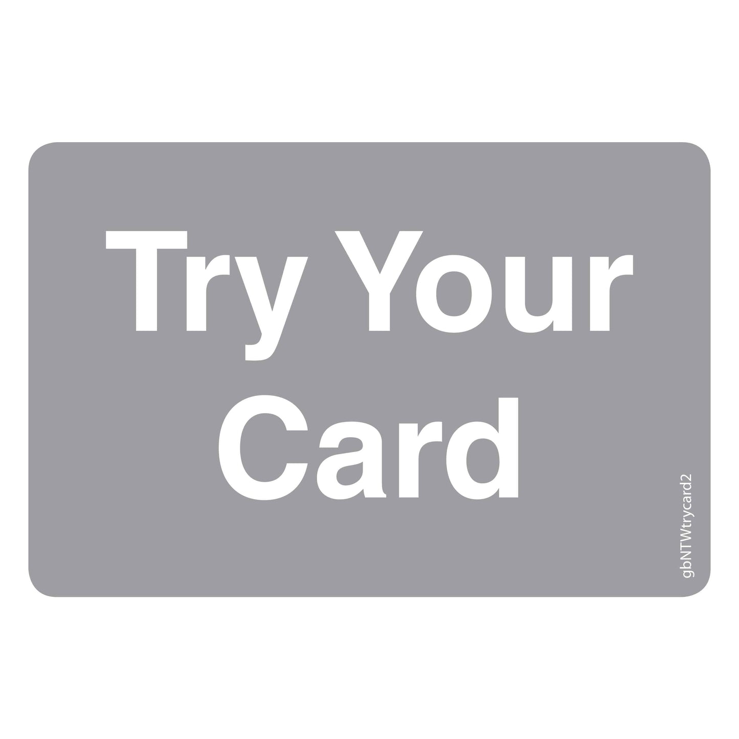 Try Your Card Decal