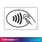 Single Network Decal, NFC size guide.