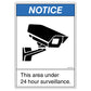 24 Hour Surveillance Notice Decal