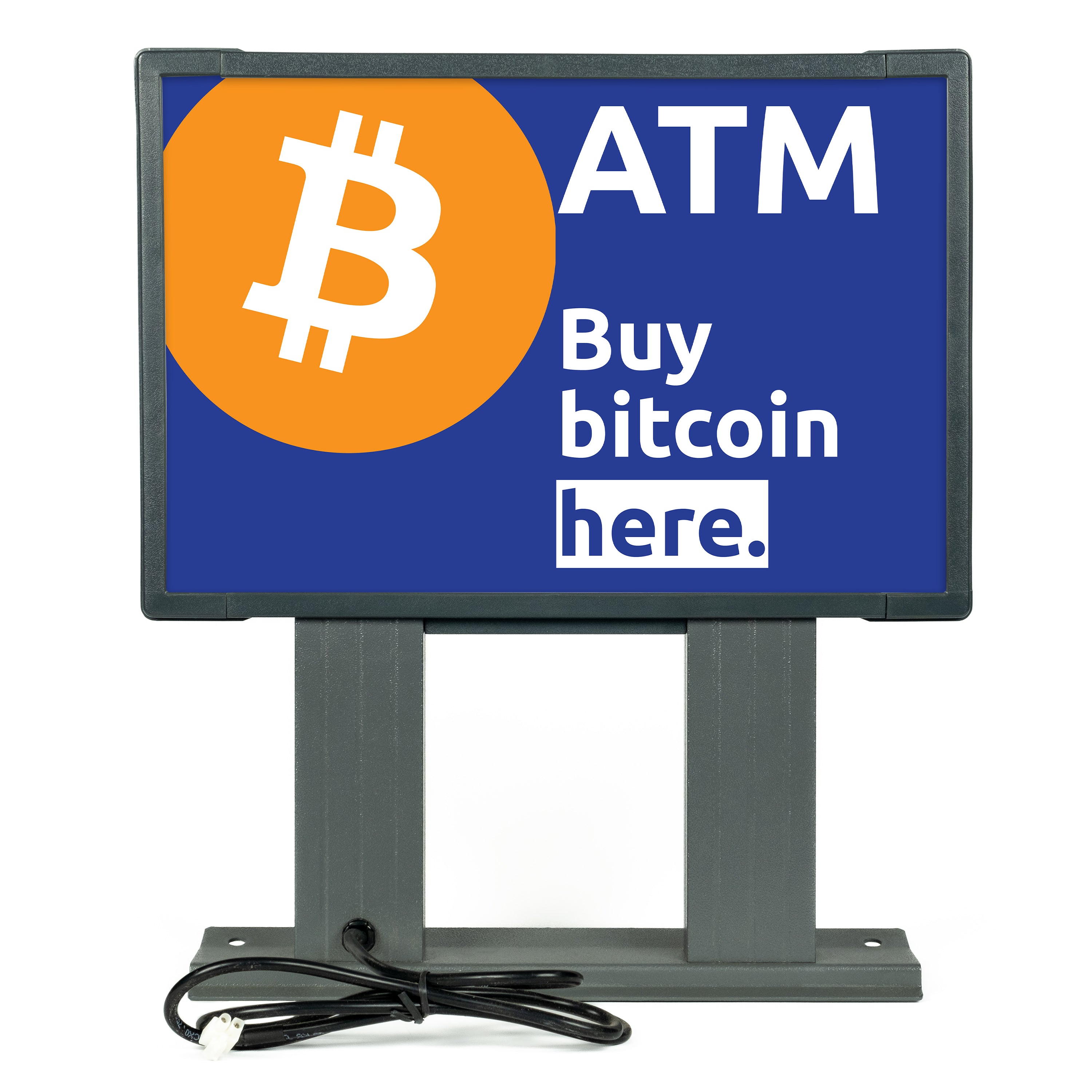 Buy Bitcoin Here Topper Insert | GetBranded.com