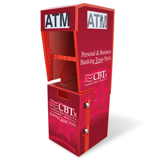 Boîtier de kiosque ATM extérieur TPI avec enveloppe supérieure éclairée