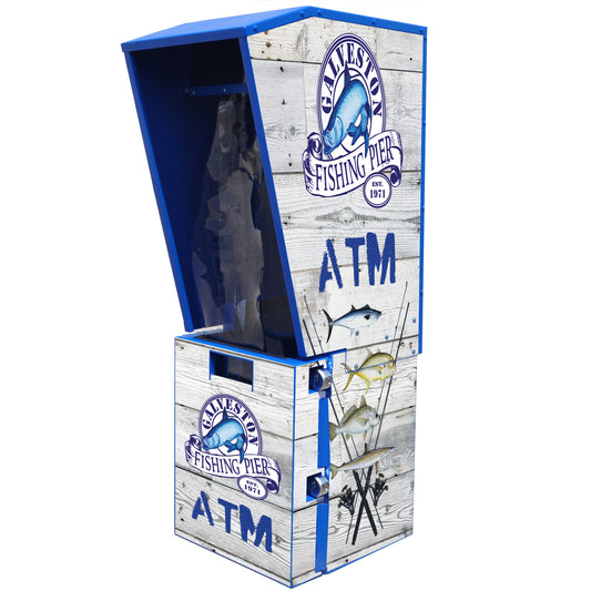 TPI Outdoor Sloped Top ATM Kiosk Enclosure Wrap