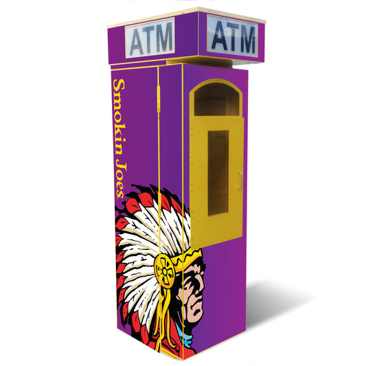TPI Outdoor Universal ATM Kiosk Enclosure with Removable Topper Wrap