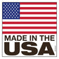 Made in the USA Decal. 3 inches by 3 inches in size.