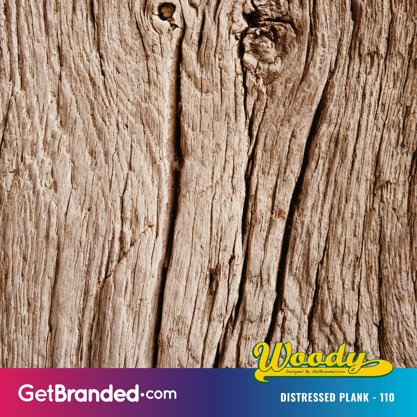 Distressed Plank Woody™ Wrap